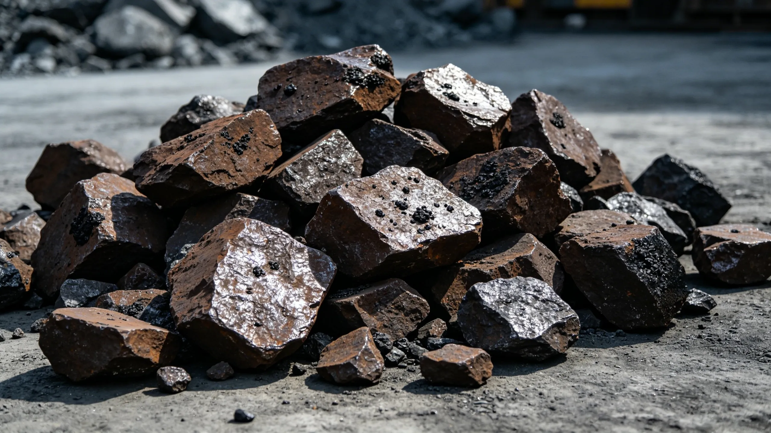 What is the ore beneficiation process at Taiyuan Iron & Steel Group’s Yuanjiacun iron ore mine?