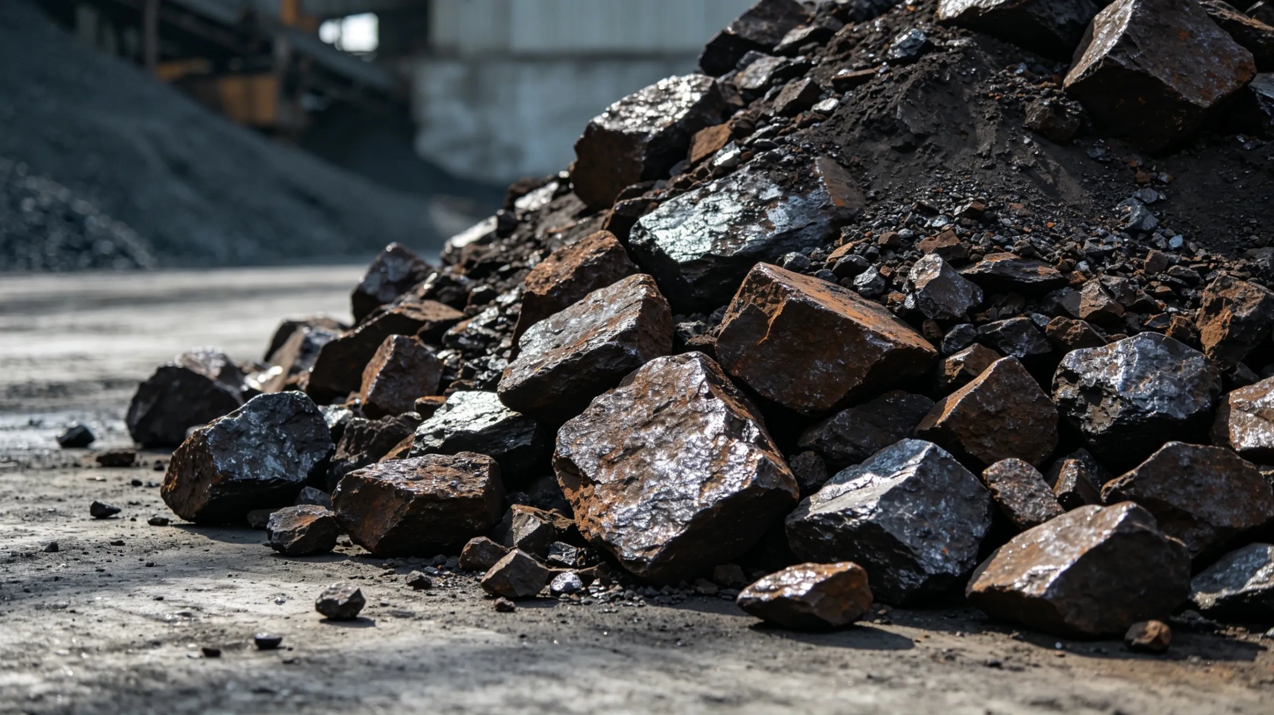What is the ore beneficiation process of Ansteel’s Gushouyu iron ore mine?