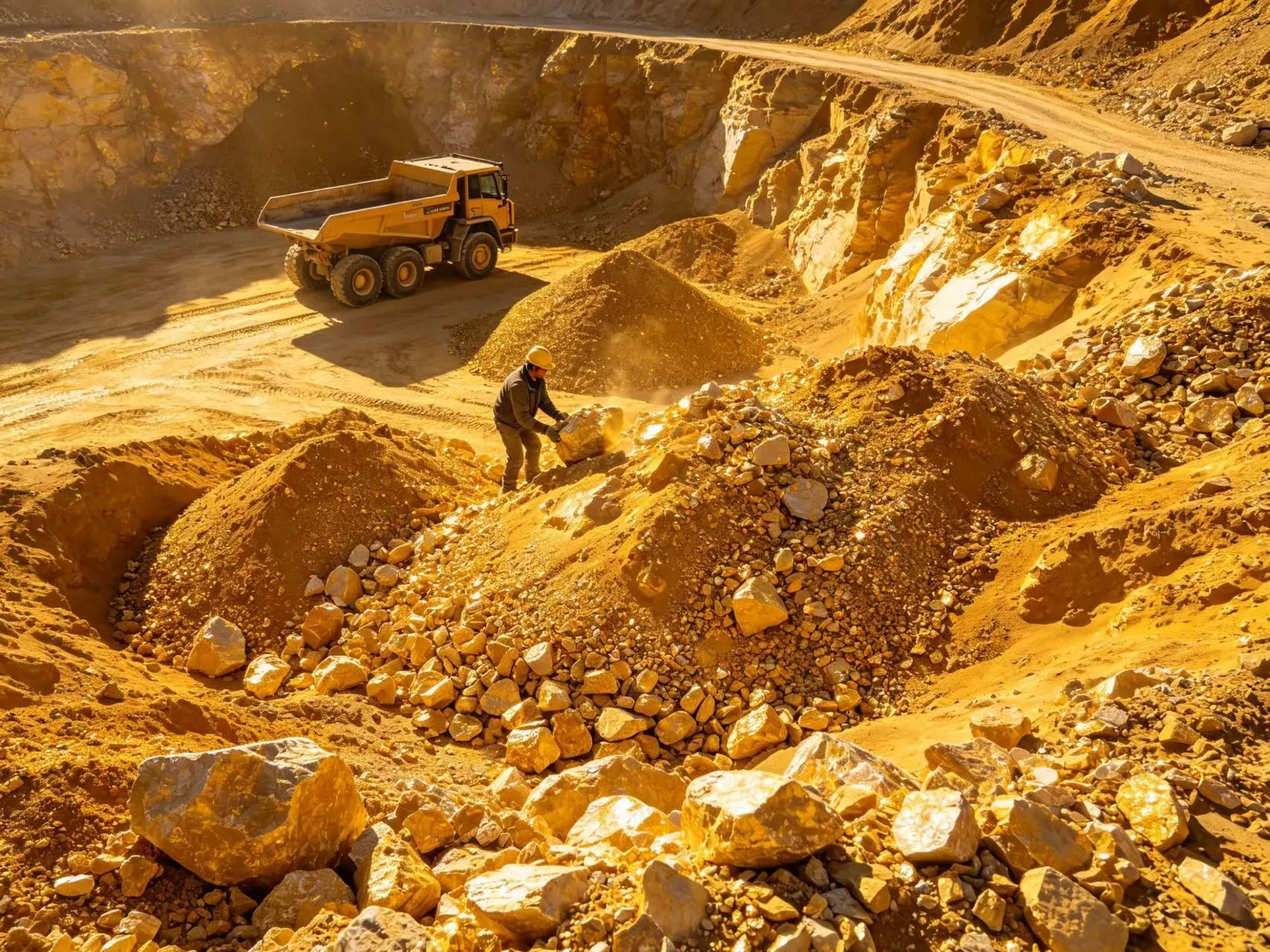 What is the cost of processing one ton of gold ore?