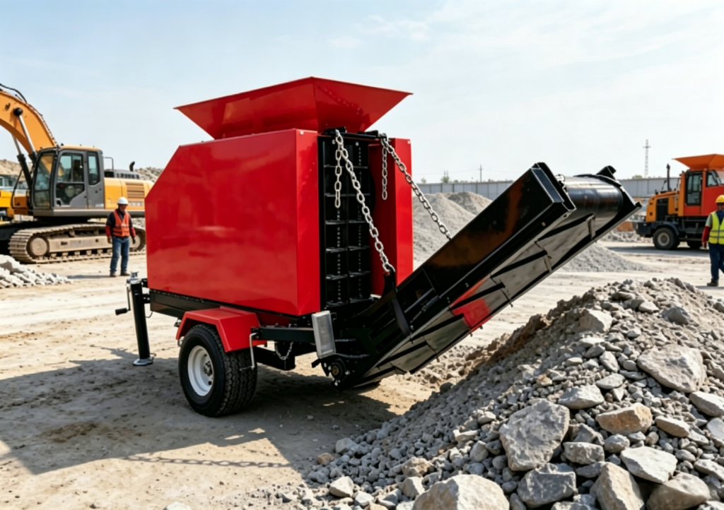 mini mobile stone crusher