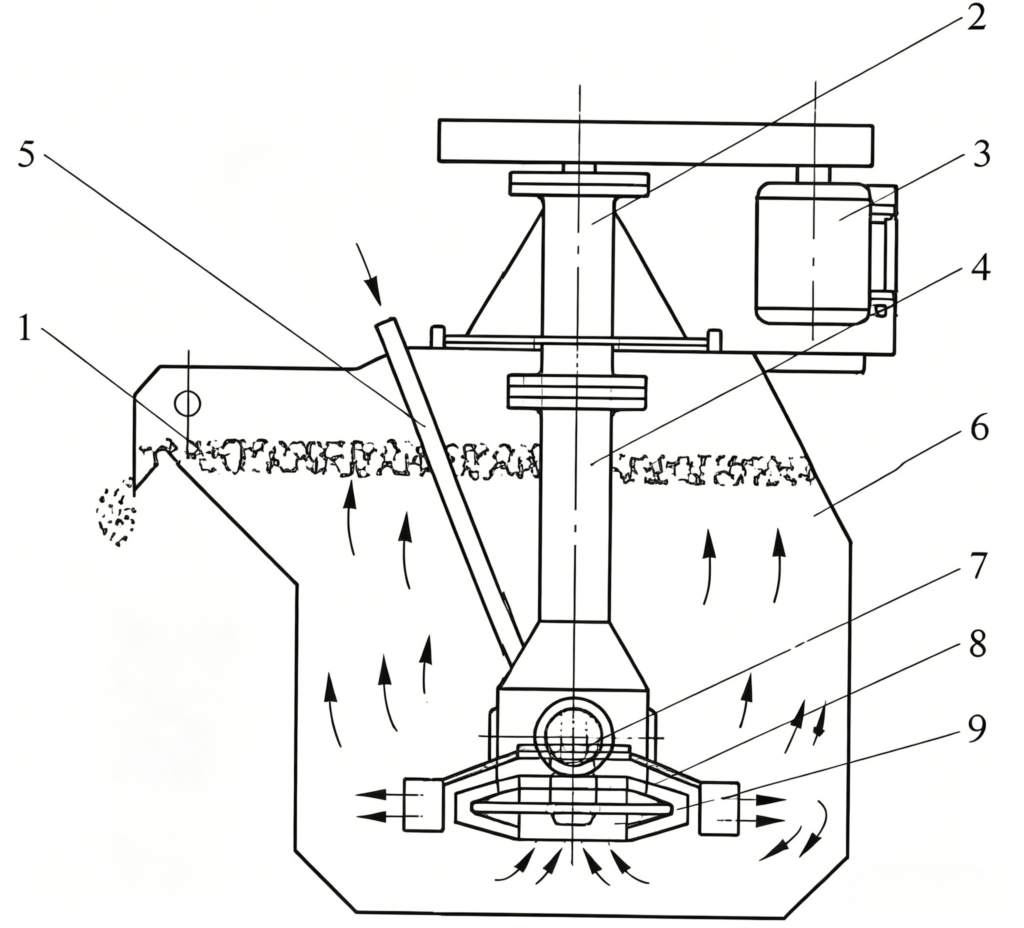 sf flotation machine