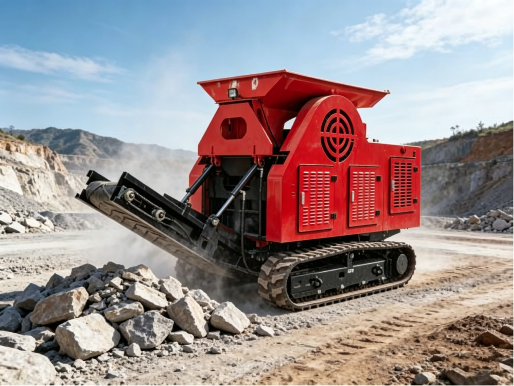 mini mobile stone crusher