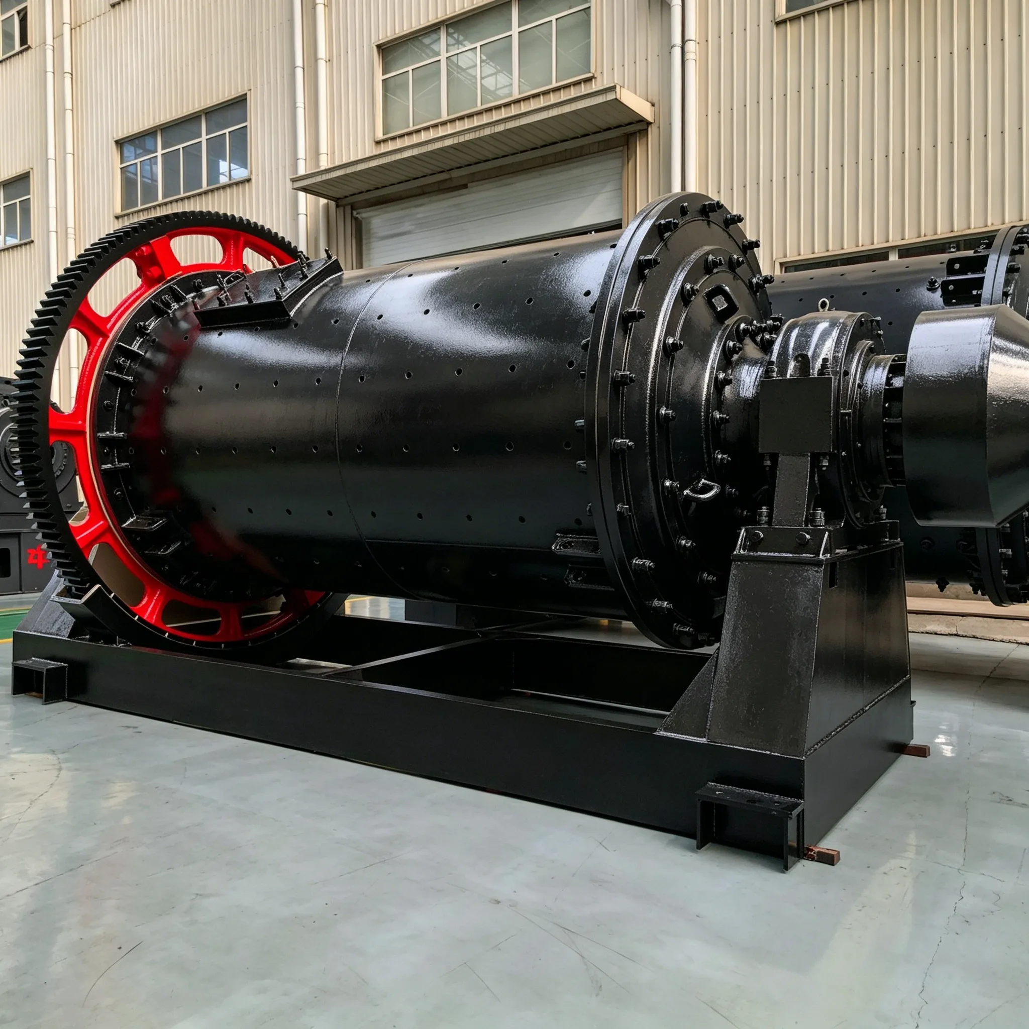 Trial Operation of the Grinding Mill
