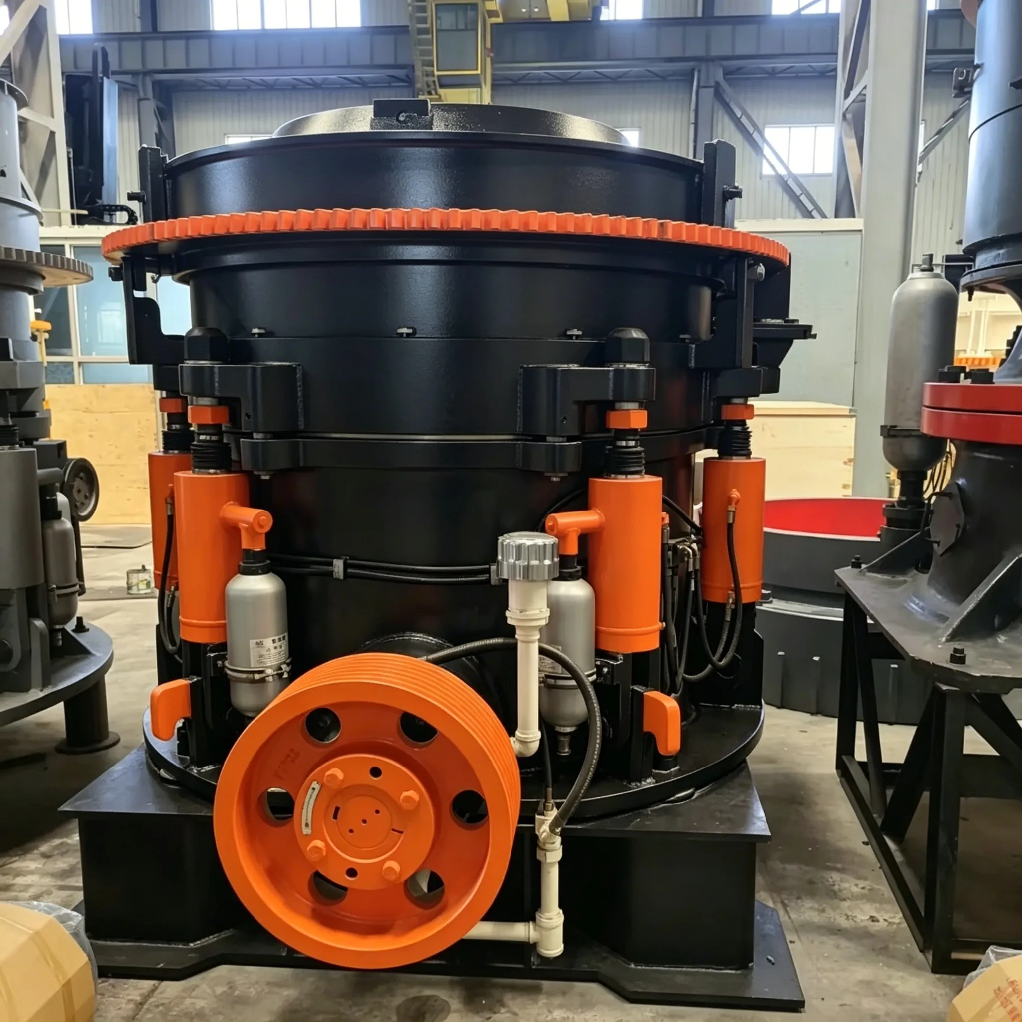Trial Operation of Cone Crusher