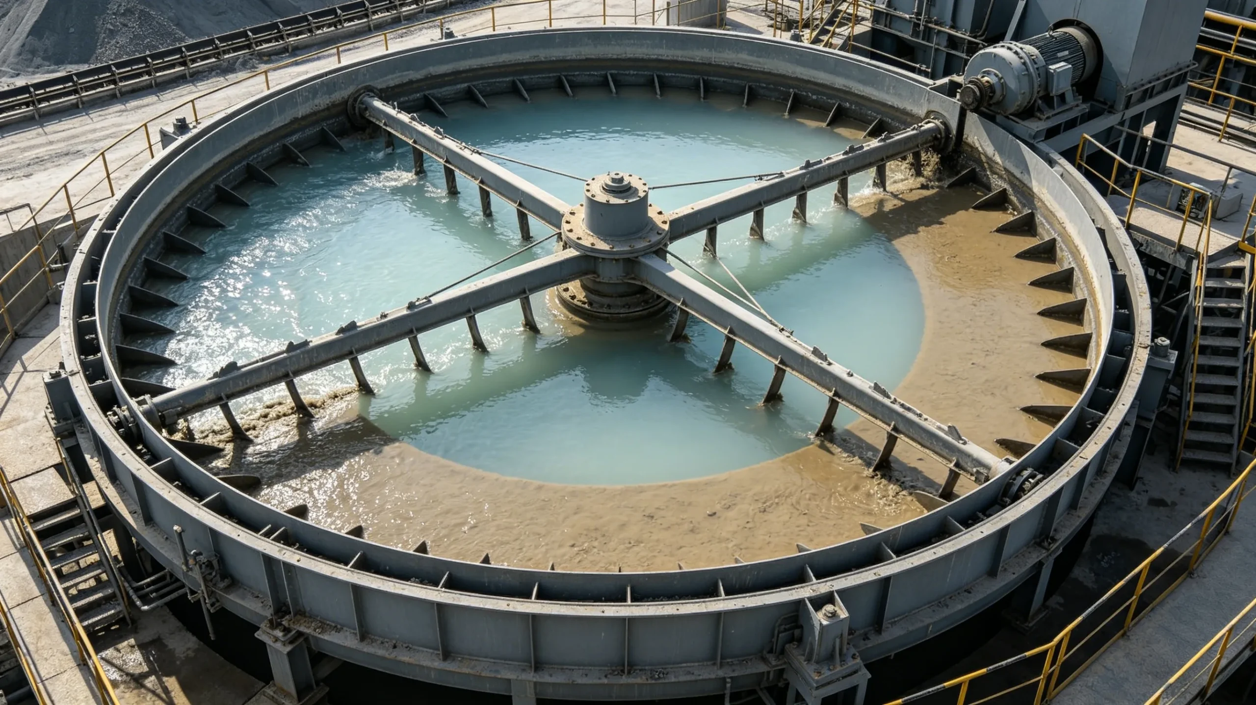 Installation and Test Run of Center-Drive Thickener