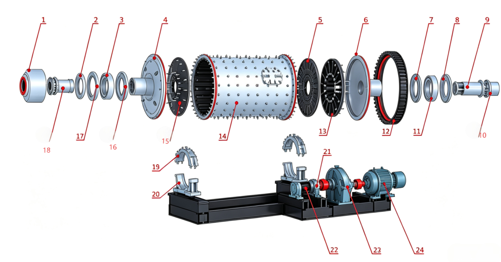 Ball Mill Working Principle: A Complete Guide from Structure to Application