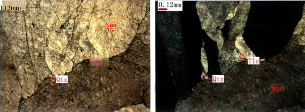 Aina na daraja tofauti za magnesite